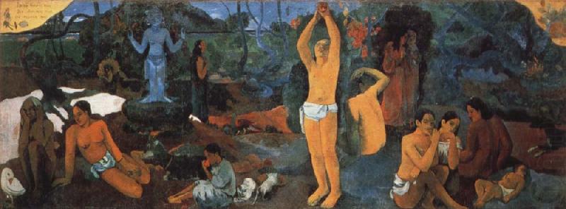 Paul Gauguin Wher kommen wir wer sind wir Wohin gehen wir china oil painting image